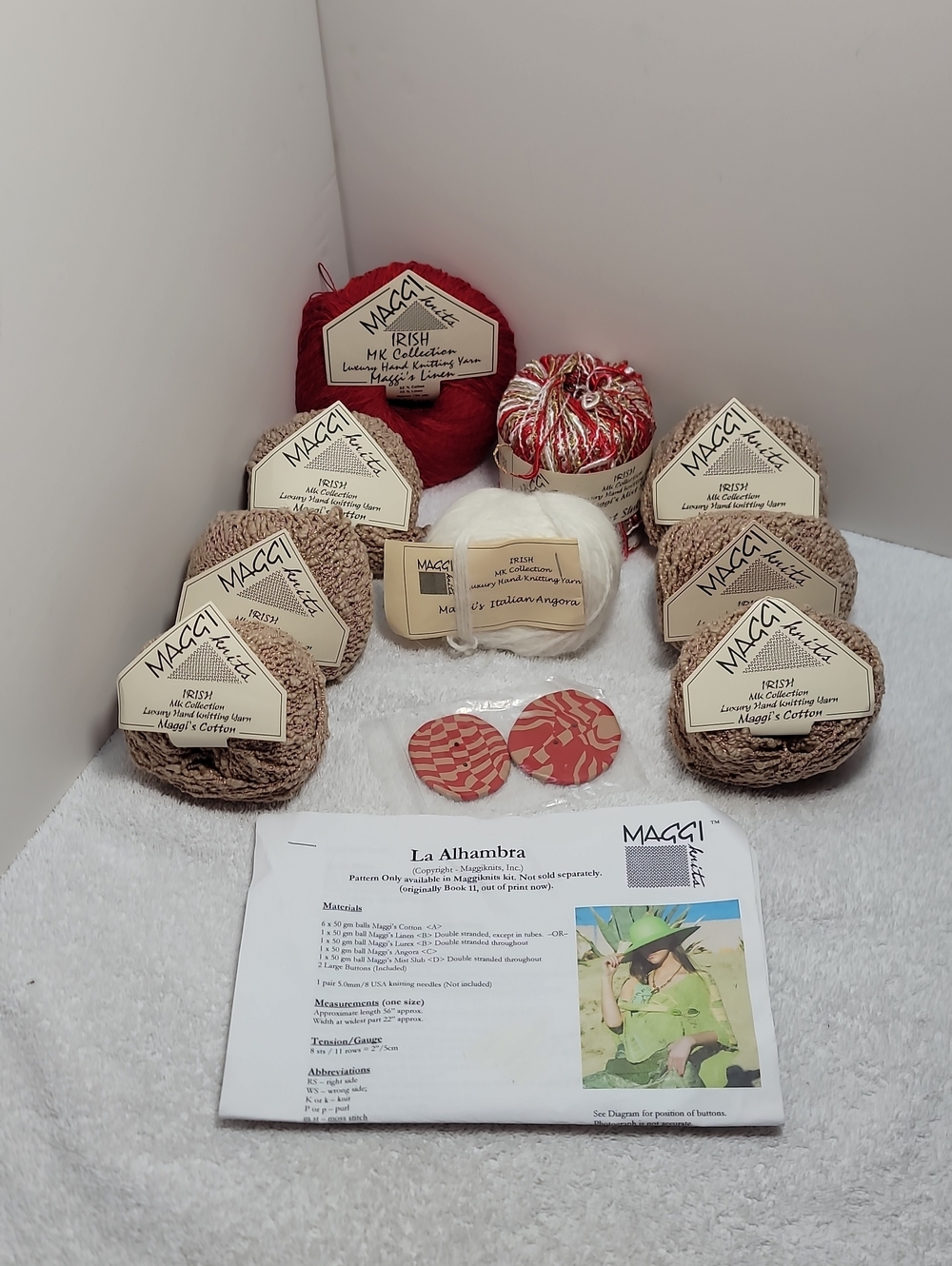 Irish Collection La Alhambra Knit Kit - NWT -  #11